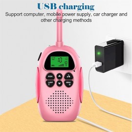 2PCS 3-5km Range Two Way Long Range Walkie Talkies Radio Interphone Toys for Children Kids Outdoor Walking Camping Gifts
