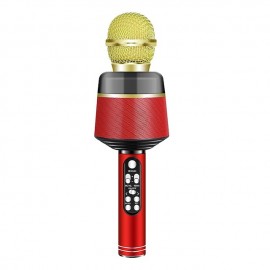 Portable Wireless Bluetooth Karaoke Microphone Home KTV Handheld Microphone Multifunctional Music Speaker Record Microphones for IOS Android Phone Computer
