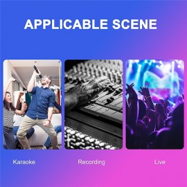 Multifunctional Bluetooth Live Sound Card Intelligent Audio Mixer Sound Card Voice Changer Sound Mixer Board for Computers And Mobilephone Live Sound
