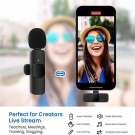 K35 Wireless Microphone Portable For Mobile Phone
