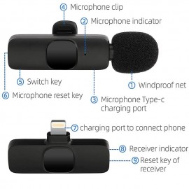 K35 Wireless Microphone Portable For Mobile Phone
