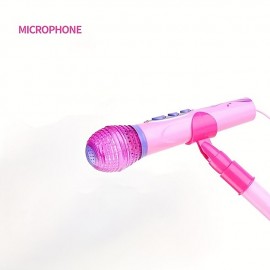 Children's Early Education Microphone Single Microphone Music Microphone With Stand Simulation Karaoke Toys Children's Gifts Over 6 Years Old
