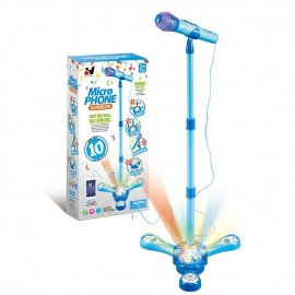 Children's Early Education Microphone Single Microphone Music Microphone With Stand Simulation Karaoke Toys Children's Gifts Over 6 Years Old
