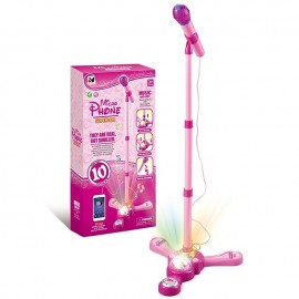 Children's Early Education Microphone Single Microphone Music Microphone With Stand Simulation Karaoke Toys Children's Gifts Over 6 Years Old
