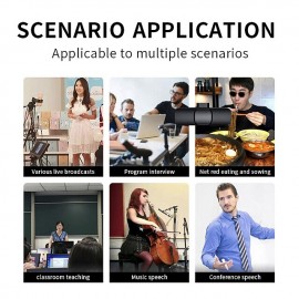 Computer Condenser Microphone PC USB Port Studio Device Sound Card Karaoke DJ Live Recording
