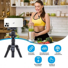 Computer Condenser Microphone PC USB Port Studio Device Sound Card Karaoke DJ Live Recording
