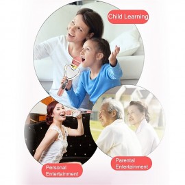 Wireless Bluetooth Condenser Phone Microphone Speaker Handheld Music Player MIC Singing Recorder KTV Karaoke Microphone
