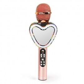 Wireless Bluetooth Condenser Phone Microphone Speaker Handheld Music Player MIC Singing Recorder KTV Karaoke Microphone
