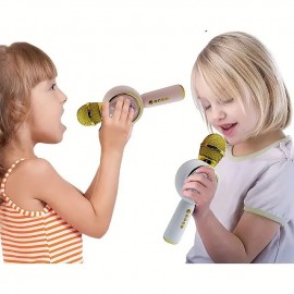New X6 children's early education K-song microphone wireless Bluetooth microphone audio all-in-one machine household children
