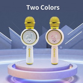 New X6 children's early education K-song microphone wireless Bluetooth microphone audio all-in-one machine household children
