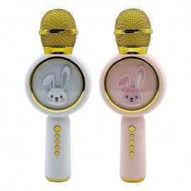 New X6 children's early education K-song microphone wireless Bluetooth microphone audio all-in-one machine household children
