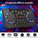 V300 PRO Sound Card 10 Sound Effects Bluetooth Noise Reduction O Mixers Headset Mic Voice Control for Phone PC Portable
