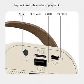 Portable Wireless Kid Karaoke Bluetooth Speaker Mini Microphone Family Singing KTV Audio Outdoor Card Subwoofer Music Center
