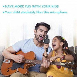 Fashion KTV Handheld Wireless Microphone Speaker Reverberation Voice Condenser Karaoke Recording Live Surround Sound

