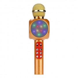 Fashion KTV Handheld Wireless Microphone Speaker Reverberation Voice Condenser Karaoke Recording Live Surround Sound
