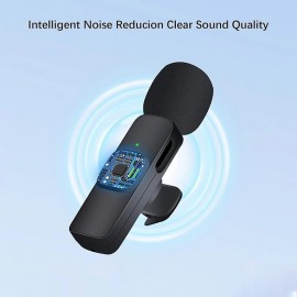 Wireless Lavalier Microphone For 3.5mm Smartphone Plug And Play Mini Mic For Live Streaming Gaming Recording Auto Noise Reduction
