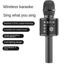 Microphone Audio Integrated Microphone Home Universal Singing Artifact Mobile Phone Wireless Microphone Home KTV

