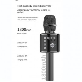 Microphone Audio Integrated Microphone Home Universal Singing Artifact Mobile Phone Wireless Microphone Home KTV
