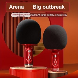 Microphone SpeakerIntegrated Microphone With SpeakerMobile Phone Wireless MicrophoneFamily KsongFamily Party HostSingingChildren Ksong Family/Universal Christmas Halloween Thanksgiving gifts
