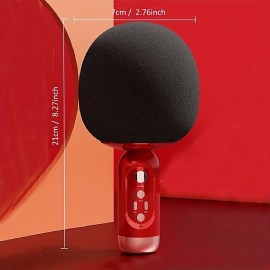 Microphone SpeakerIntegrated Microphone With SpeakerMobile Phone Wireless MicrophoneFamily KsongFamily Party HostSingingChildren Ksong Family/Universal Christmas Halloween Thanksgiving gifts

