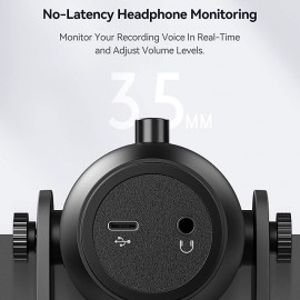 Condenser Microphone Studio Recording USB Microphone for PC Computer Streaming Video Game Podcast Singing Microphone Stand
