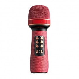 WS-898 Karaoke Bluetooth-Compatible Microphone Handheld Wireless Music Sing MicFMVoice Changing Audio Speaker Player Accessory

