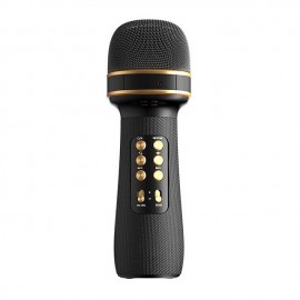 WS-898 Karaoke Bluetooth-Compatible Microphone Handheld Wireless Music Sing MicFMVoice Changing Audio Speaker Player Accessory

