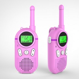 2pcs Type-c Port Large-capacity Charging Model With Lanyard Charging Cable For Children 22-channel Two-way Radio Walkie-talkie Toys Backlit LCD Flashlight Outdoor Camping Hiking Within 3 Kilometers
