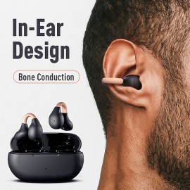 Wireless Ear Clip Bone Conduction Headphones fones Bluetooth 5.3 Ear Clip on Ear Earring sports earphones earbud hooks with Mic
