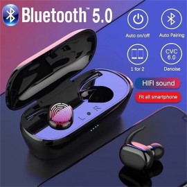 Y30 Tws Sports Headphones Digital Display Wireless Bluetooth 5.0 Touch Contrl Headset
